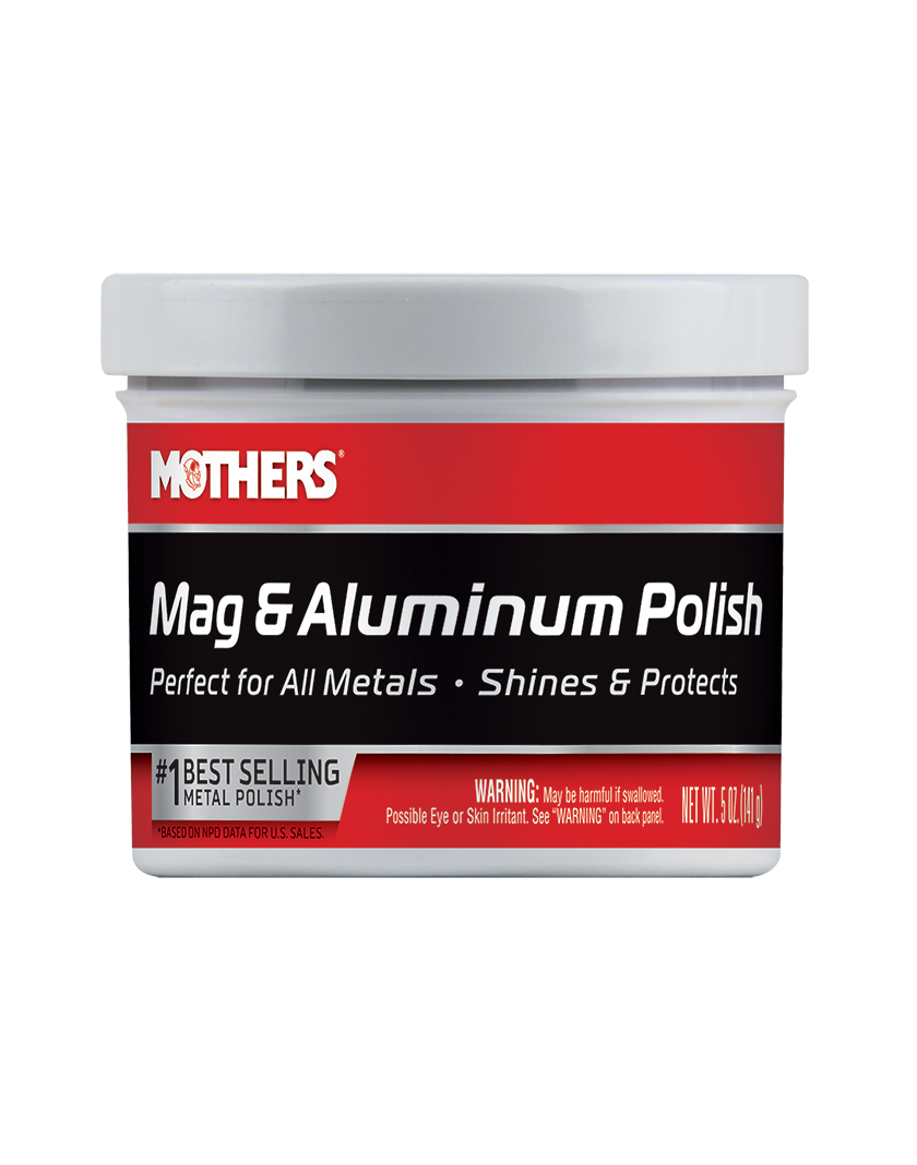 Mothers 5100 Mag and Aluminum Polish, 5 oz, Solid, Pine