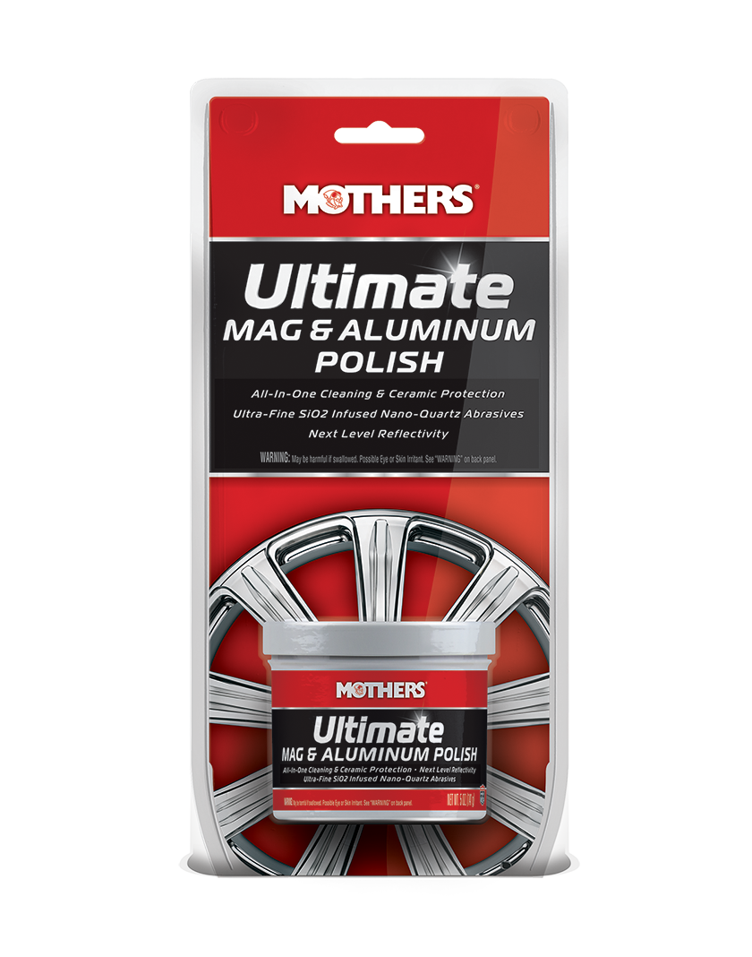 Mothers Mag and Aluminum 4OZ wheel buffer kit - 4 pc
