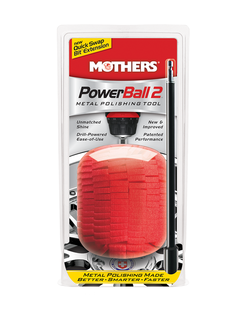 Mothers PowerBall PowerMetal Polish, 8oz, 9386428