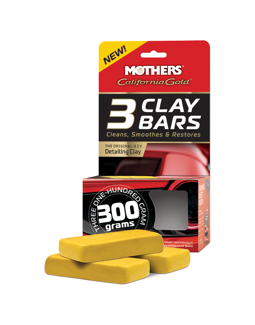 California Gold® 3 Clay Bars – Mothers® Polish