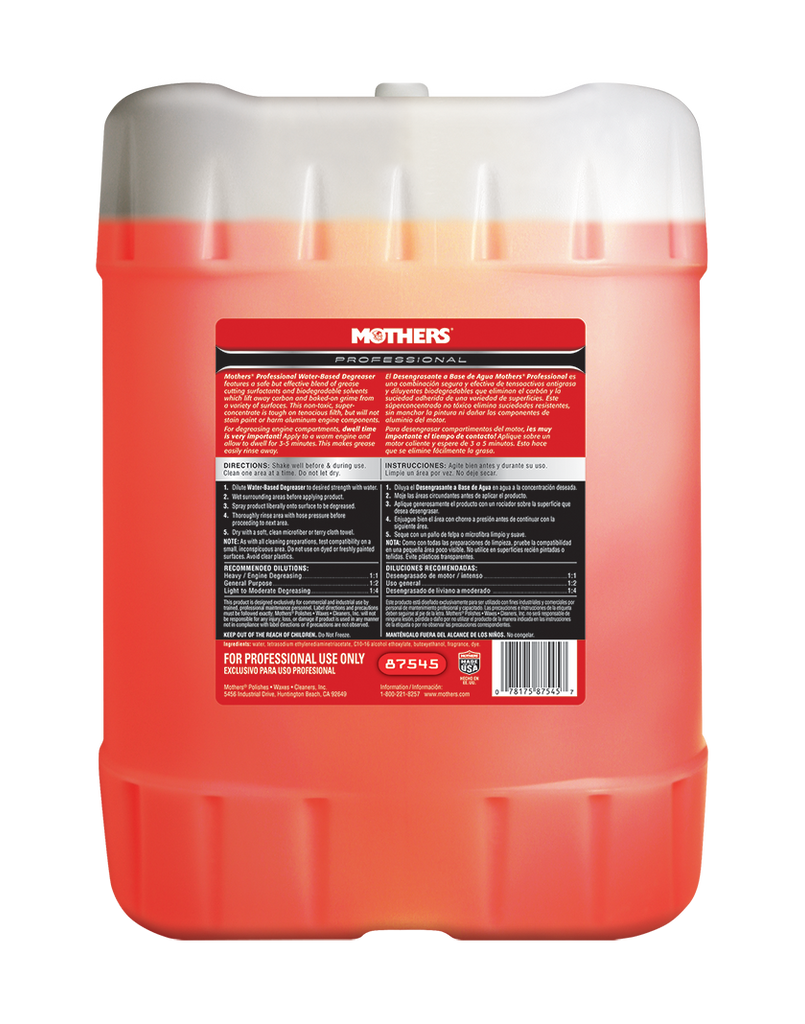 Professional Water-Based Degreaser Concentrate