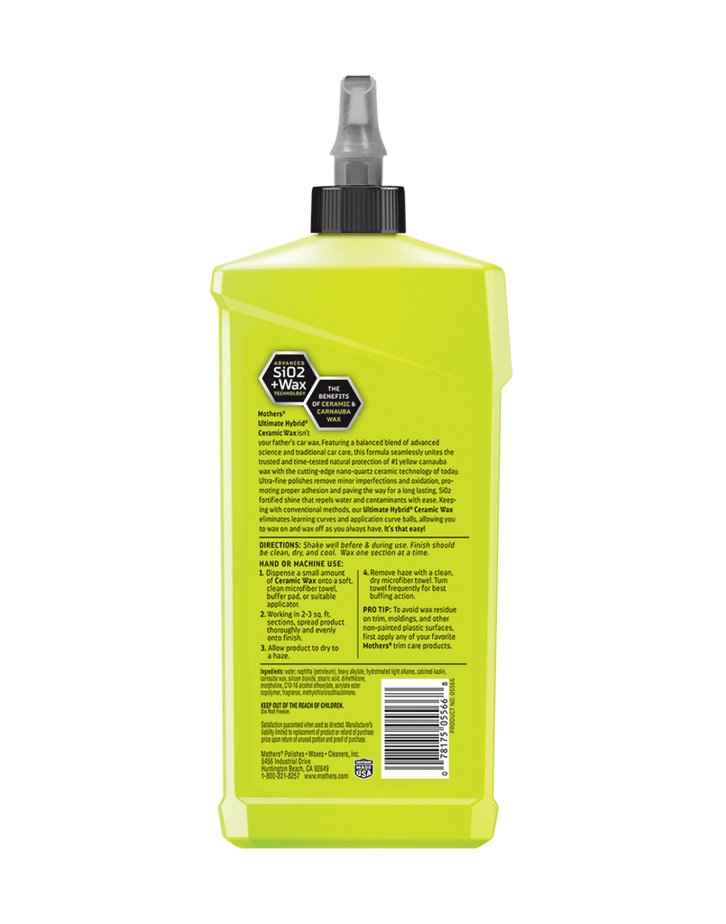 Ultimate Hybrid® Ceramic Wax 16 oz. – Mothers® Polish