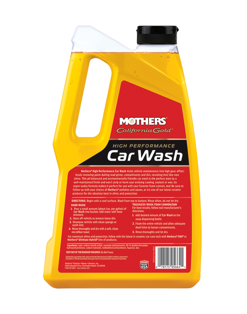top gear mothers California Gold® High Performance Car Wash – Mothers® Polish