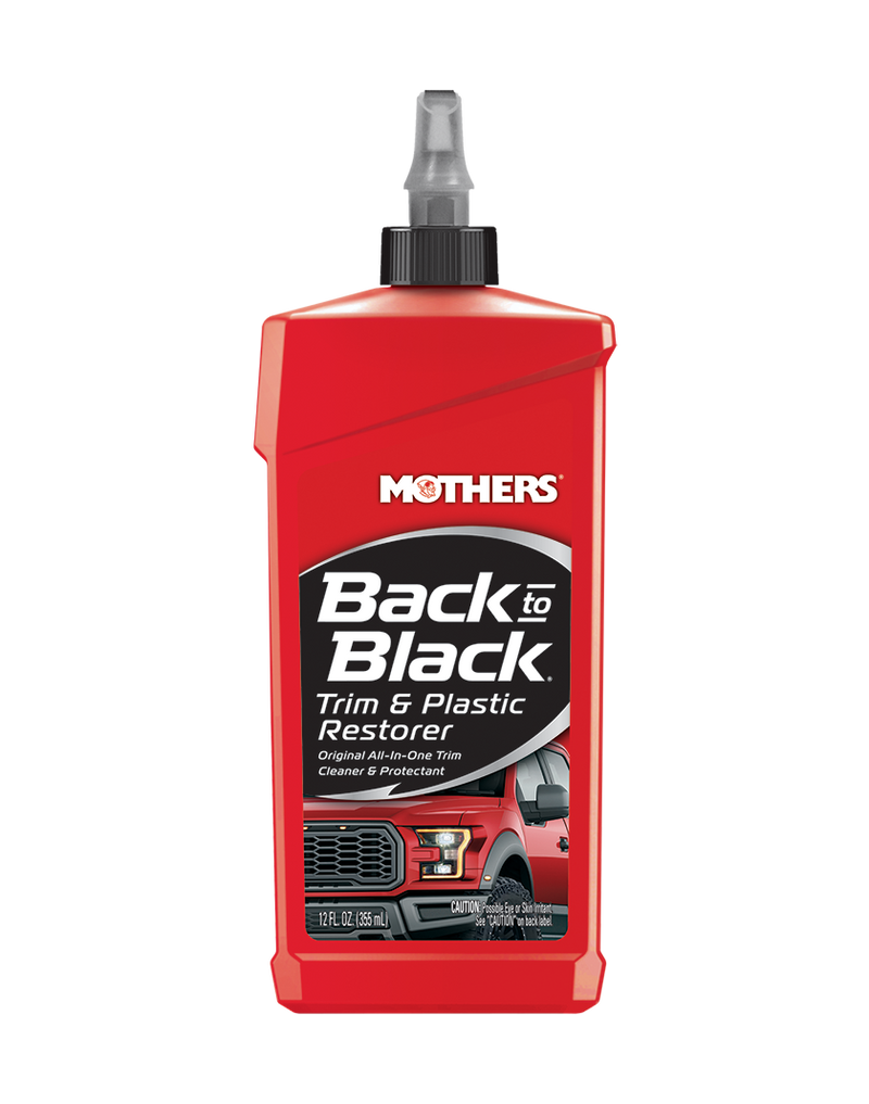 MOTHERS 06110 Back to Black Trim and Plastic Restorer - Rubber
