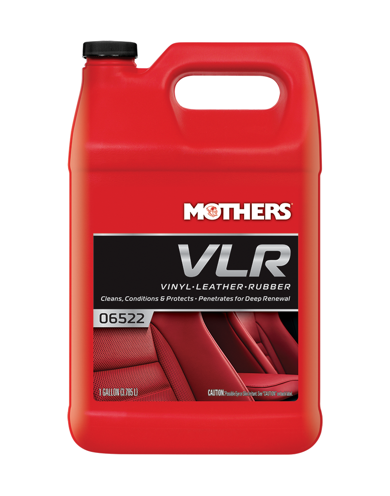 Mothers VLR Cleaner and Conditioner use on car dashboard 