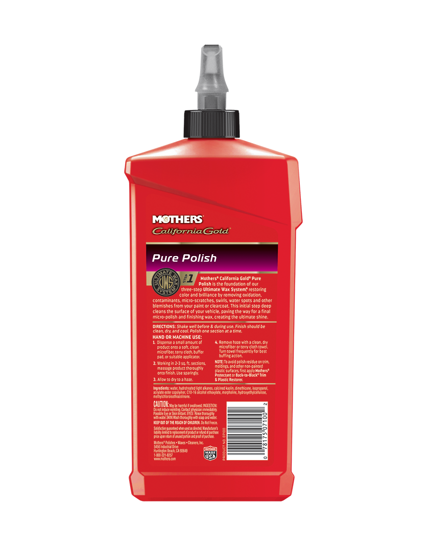 California Gold® Pure Polish | Mothers® Polish