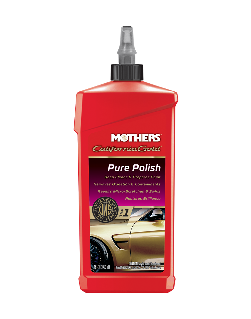 MOTHERS 07100 California Gold Pure Polish 6 PACK - Deep Cleans