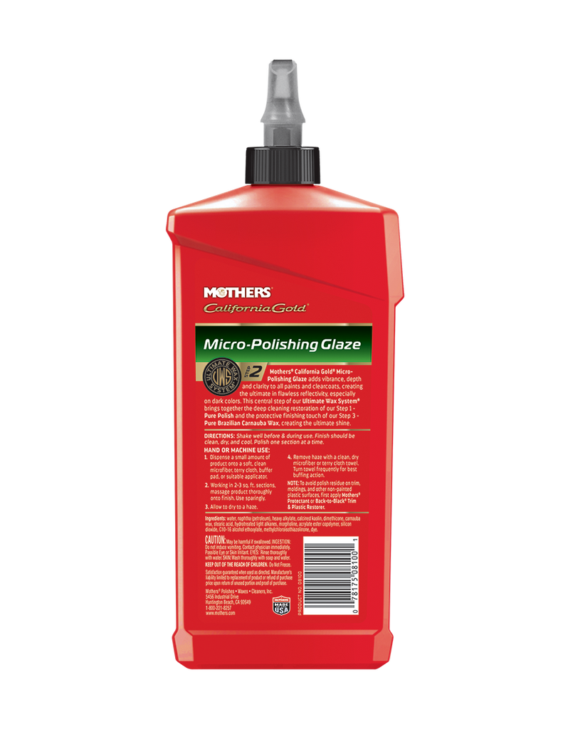16 oz California Gold® Micro-Polishing Glaze | Mothers® Polish