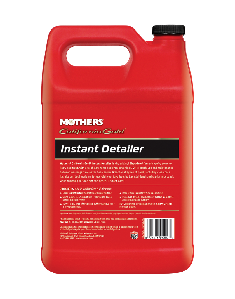 California Gold® Instant Detailer – Mothers® Polish