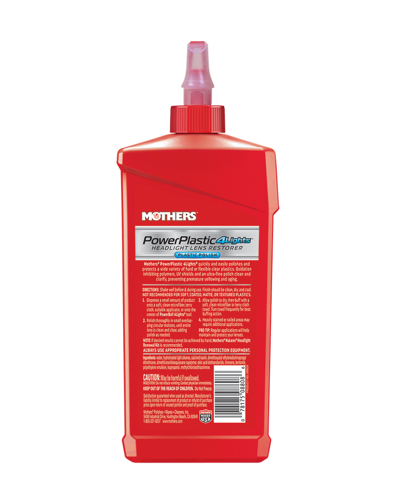 PowerPlastic 4Lights® Plastic Polish – Mothers® Polish