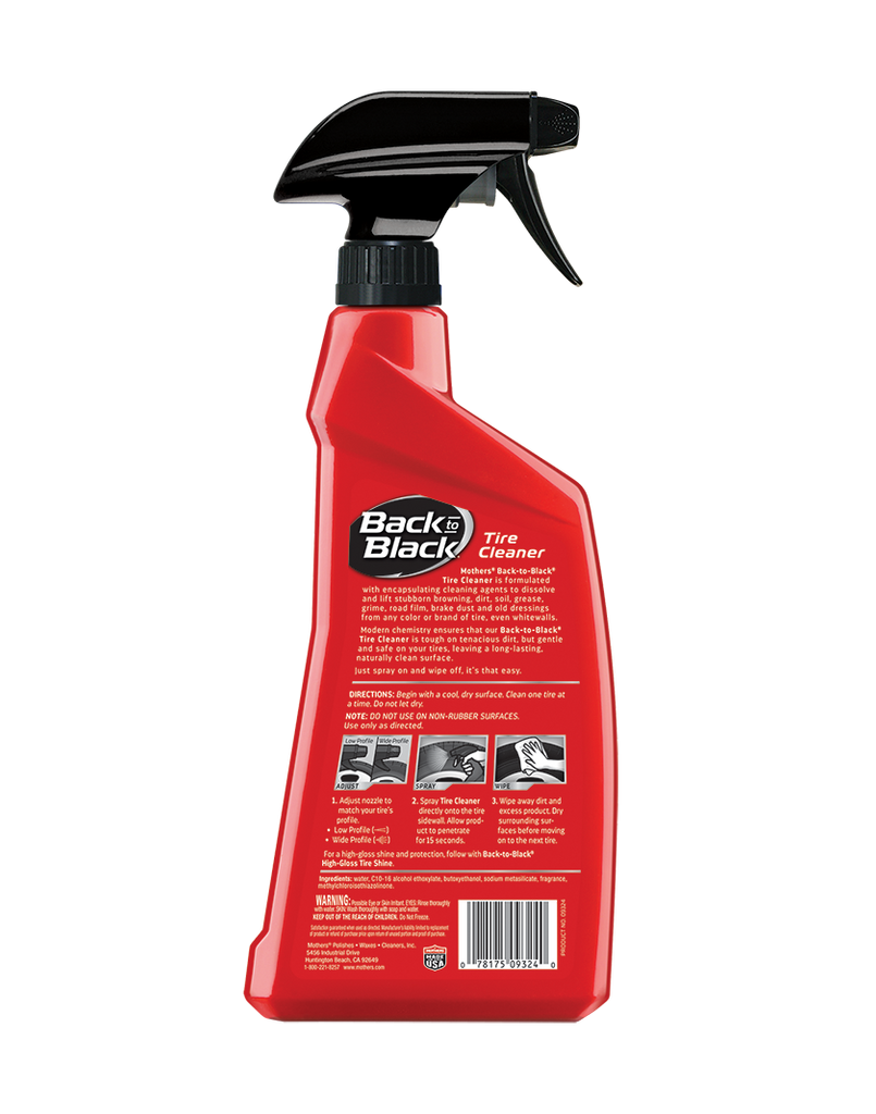 Back-to-Black® Tire Cleaner | Mothers® Polish