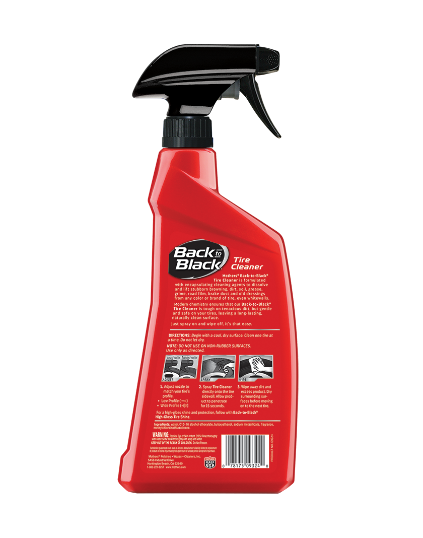 Back-to-Black® Tire Cleaner | Mothers® Polish