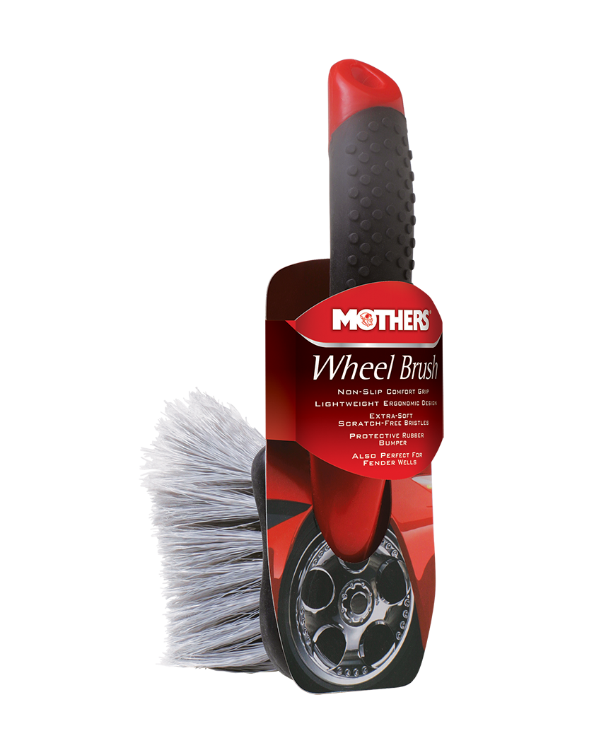 Car Wheel Brush - Auto Detailing Car Wash Brush, Ergonomic Grip