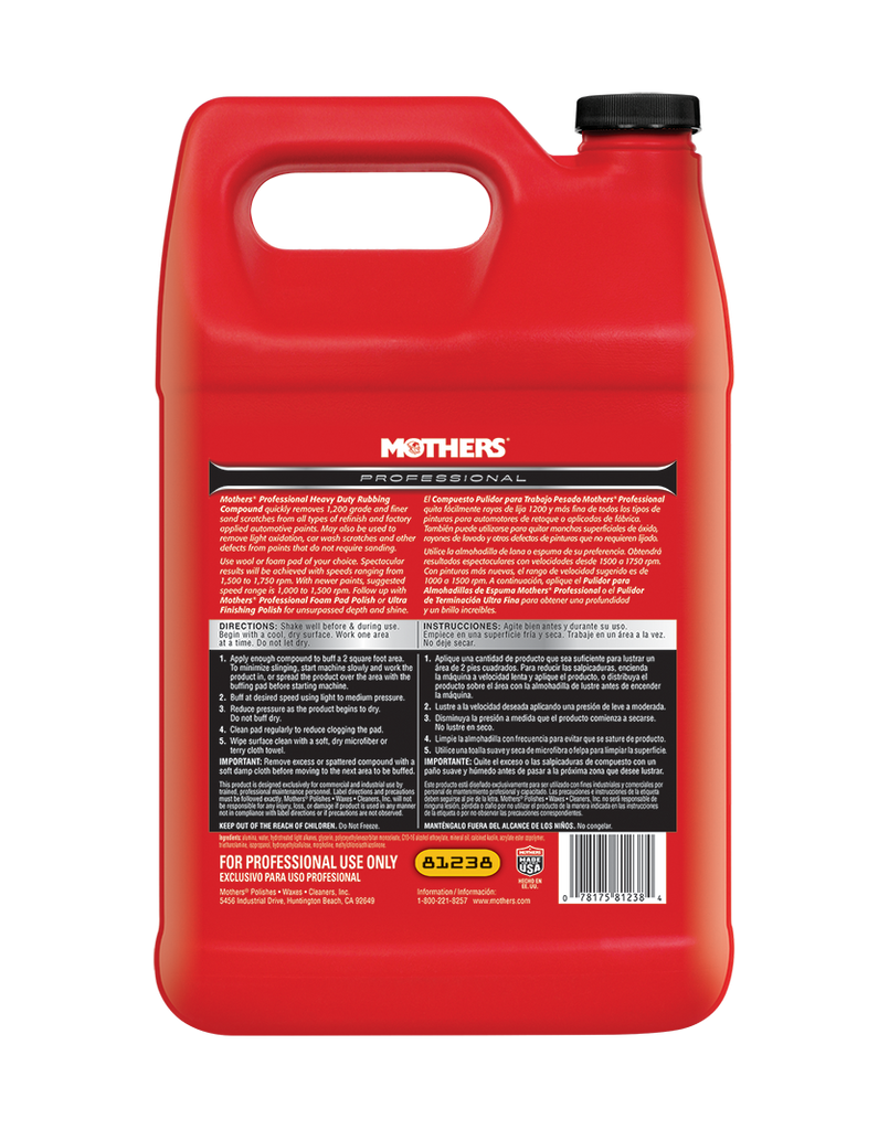 Professional Heavy Duty Rubbing Compound – Mothers® Polish