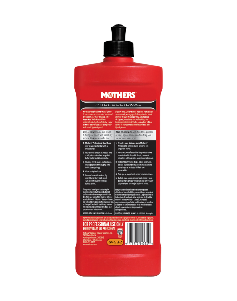 Professional Hand Glaze – Mothers® Polish