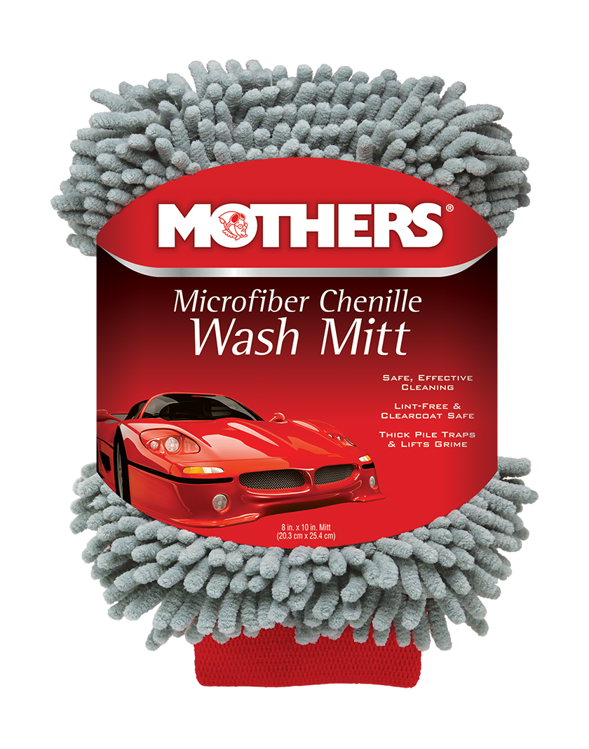 Plush Car Wash Mitt Microfiber Thick Car Cleaning Mitts Auto Wash