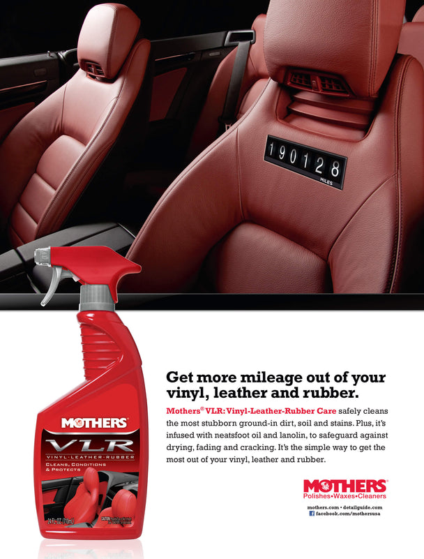 MOTHERS VLR VINYL LEATHER RUBBER INTERIOR CLEANER REVIEW AND DEMONSTRATION  BEFORE AND AFTER !!!! 